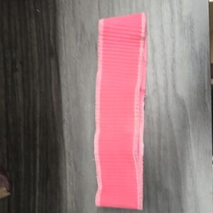 Pink Ribbed Hair Accessory